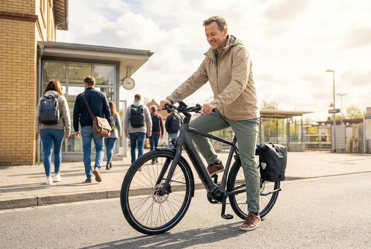 Fahrrad pendeln schwitzen vermeiden: Frisch ins Büro kommen