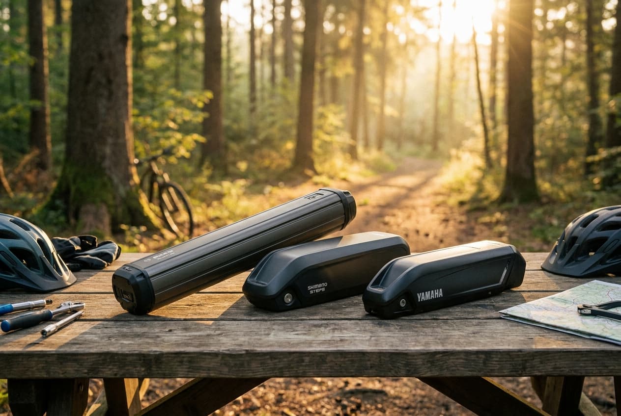 E-Bike Akkus 2026: Bosch PowerTube vs Shimano Steps vs Yamaha im Test